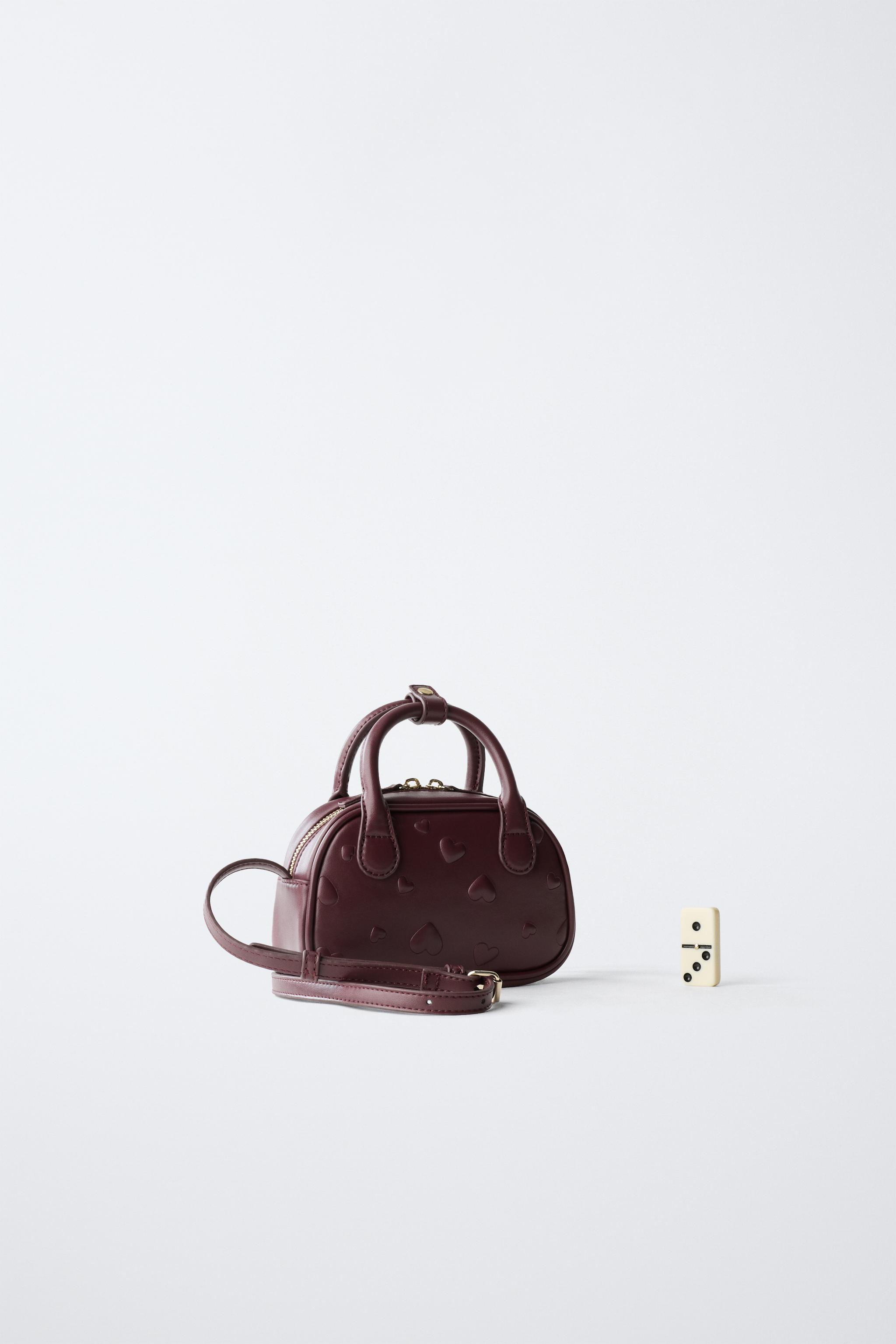 MINI SAC BANDOULIÈRE BOWLING CŒURS